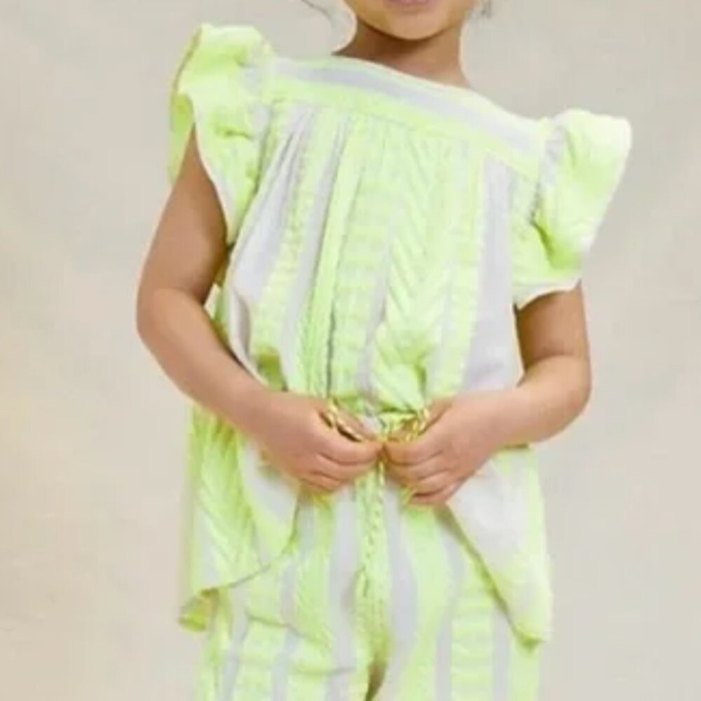 NWOT Anthropologie Kids “Devotion Twins Stars” Yellow Top *sz 12-14 Yrs*